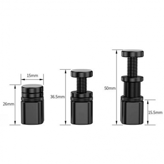 Vc-20 Mini Bracket Grafikkartenunterstützung, höhenverstellbar, magnetisch, 26-50 mm Grafikkartendurchhanghalterung, GPU-Ständer