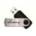 MEDIARANGE FLEXI USB STICK 128GB   MR913 15MB/s USB 2.0 schwarz-silber