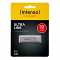 Intenso Ultra Line USB Stick 3.0, 32 GB, Silber, mit Kappe