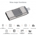 SOONTEC 128 GB Memory Stick, 3.0 USB-Stick, 3 in 1 für MICRO USB/PC/iPhone Speichererweiterung für Smartphone