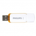 Philips USB-Stick 2.0, 128GB, Snow Edition, Farbe: Orange