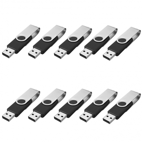 Wirbel 64MB USB 2.0 Flash Memory Stick Pen Drive Speicher Thumb U Disk Faltbarer Schlüsselanhänger Geschenke schwarz