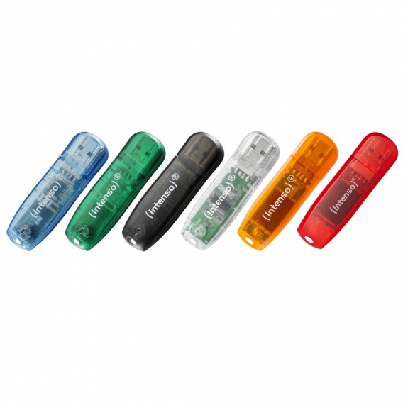 Intenso USB  Stick Rainbow Line - 32 GB - Transparent