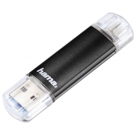 More about hama USB 3.0 OTG Speicherstick FlashPen "Laeta Twin" 64 GB schwarz