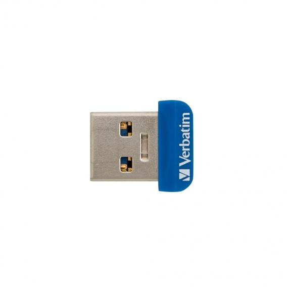 Verbatim Store `n` Stay NANO - USB-Flash-Laufwerk - 64 GB - USB 3.0 - Blau