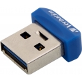 Verbatim Store `n` Stay NANO - USB-Flash-Laufwerk - 64 GB - USB 3.0 - Blau