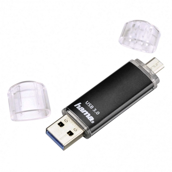 hama USB 3.0 OTG Speicherstick FlashPen "Laeta Twin" 32 GB