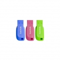 Sandisk USB Stick Cruzer Blade USB Flash Drive 3pack 32GB, Typ-A, 2.0, Ohne Deckel, Blau, Grün, Pink