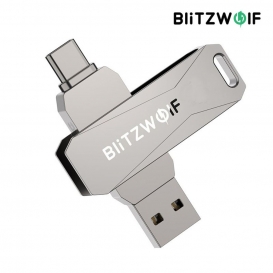 More about BlitzWolf 64GB 64G 2 in 1 Typ C USB Stick 3,0 Flash-Laufwerk mit 360 ° -Drehung Ultra Fit Memory Stick