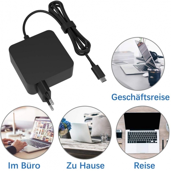 NEUE DAWN 65W USB C Netzteil  für Lenovo ASUS Acer Dell Xiaomi Air Huawei Matebook MacBook Pro HP Thinkpad Type C Laptops Ladege