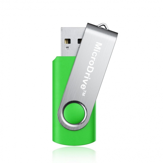 32GB USB 2.0 Stick Flash USB Drive Swivel USB Flashdrive Speicherstick Memorystick Farbe: Grün