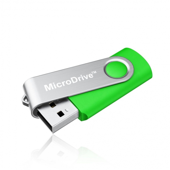 32GB USB 2.0 Stick Flash USB Drive Swivel USB Flashdrive Speicherstick Memorystick Farbe: Grün