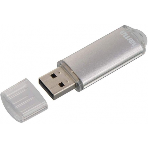 hama USB 2.0 Speicherstick FlashPen "Laeta" 128 GB silber