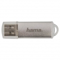 hama USB 2.0 Speicherstick FlashPen "Laeta" 128 GB silber