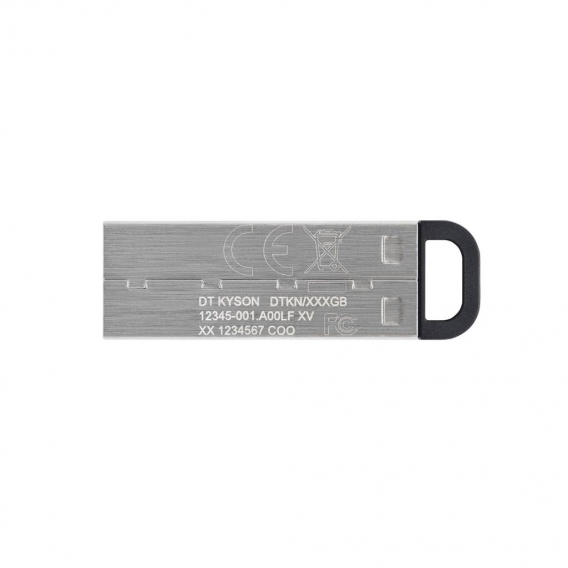 Kingston USB-Flash-Laufwerk DataTraveler Kyson 128 GB, USB 3.2 Gen 1, Schwarz/Grau