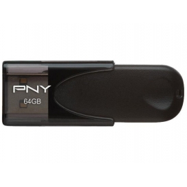 More about PNY Attache 4 2.0 USB-Stick, Schwarz, 64 GB Speicherstick 25MB/s