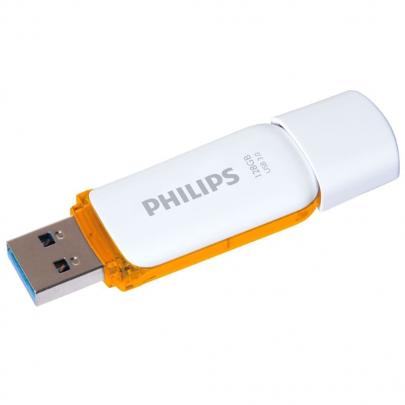 Philips USB-Stick 128GB Snow, USB 3.0, Farbe: Orange