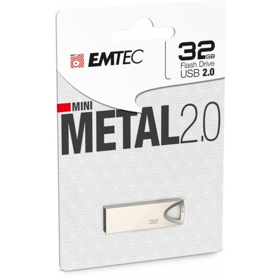 EMTEC C800 Mini Metal - USB-Flash-Laufwerk - 32 GB - USB 2.0