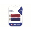 Verbatim 49327 lecteur USB flash USB Type-A 2.0 Bleu, Rouge