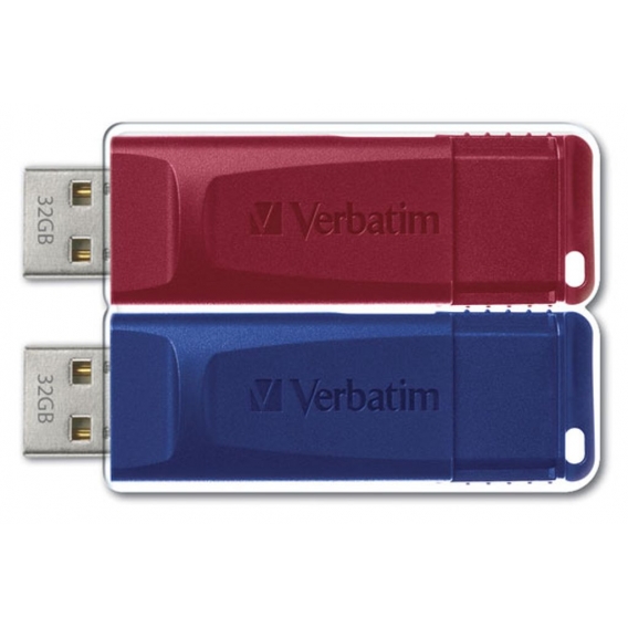 Verbatim 49327 lecteur USB flash USB Type-A 2.0 Bleu, Rouge