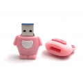 Onwomania Schwein Sau Glücksschwein Ferkel rosa USB Stick USB Flash Drive 16GB Usb 2.0