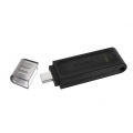 Kingston Technology DataTraveler 70, 32 GB, USB Typ-C, 3.2 Gen 1 (3.1 Gen 1), Kappe, 7 g, Schwarz