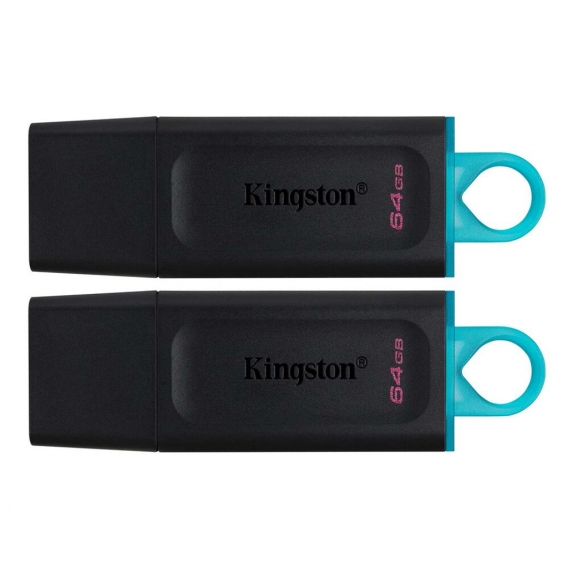 Kingston Technology DataTraveler Exodia, 64 GB, USB Typ-A, 3.2 Gen 1 (3.1 Gen 1), Kappe, 11 g, Schwarz