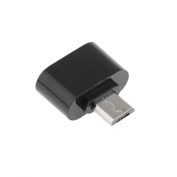 10 Stück Micro USB zu USB Adapter Stecker , Farbe Schwarz