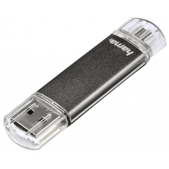 hama USB 2.0 OTG Speicherstick FlashPen "Laeta Twin" 64 GB