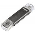 hama USB 2.0 OTG Speicherstick FlashPen "Laeta Twin" 64 GB