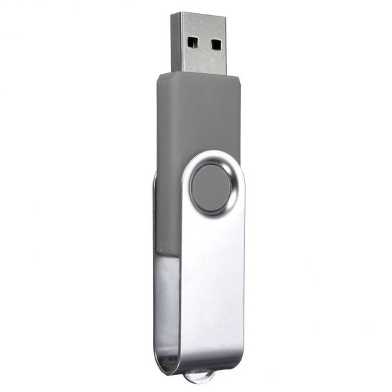 Wirbel 64MB USB 2.0 Flash Memory Stick Pen Drive Speicher Thumb U Disk Faltbarer Schlüsselanhänger Geschenke grau