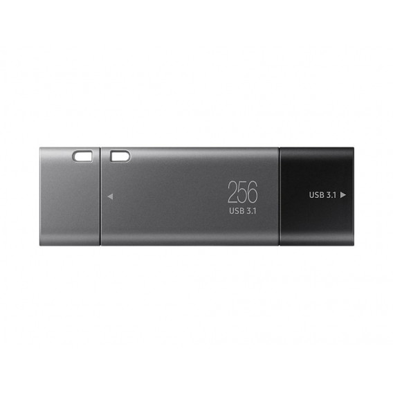 Samsung Duo Plus - 256 GB - USB Typ-C - 3.2 Gen 1 (3.1 Gen 1) - 300 MB/s - Kappe - Schwarz - Grau