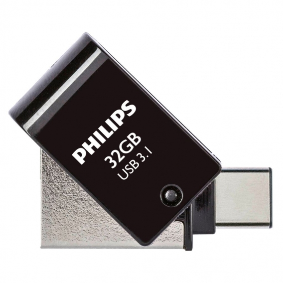 Philips 2 in 1 Black        32GB OTG USB C + USB 3.1