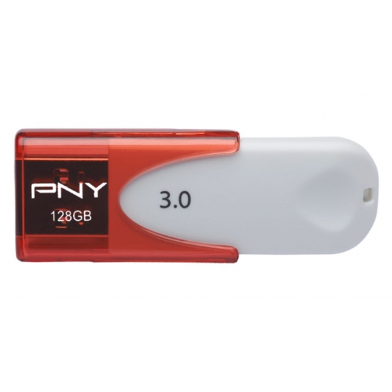 PNY Attaché 4 2.0 128GB, 128 GB, USB Typ-A, 2.0, 25 MB/s, Dia, Schwarz