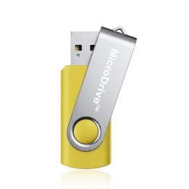 More about 32GB USB 2.0 Stick Flash USB Drive Swivel USB Flashdrive Speicherstick Memorystick Farbe: Gelb