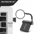 64GB USB 2.0 Stick Flash USB Drive Aluminium Mini Autoradio USB Flashdrive Farbe: Schwarz