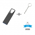 Mini Anti-Lost 4/8/16/32/64GB Großer Speicher USB 3.0 High Speed ​​U Disk Flash Drive Schwarz 4GB