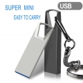 Mini Anti-Lost 4/8/16/32/64GB Großer Speicher USB 3.0 High Speed ​​U Disk Flash Drive Schwarz 4GB