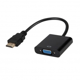 More about HDMI auf VGA Adapter 1080P HDMI Stecker zu VGA Buchse für Laptop, Monitor, Beamer usw, Schwarz