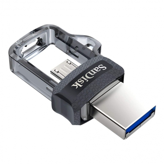 SanDisk Ultra Dual USB Drive 3.0 32GB, Farbe: Silber