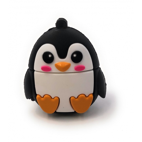 Onwomania Pinguin Flach Ründlich niedlich Funny USB Stick 8 GB USB 2.0