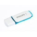 Philips USB-Stick 16GB Drive Snow, USB 2.0, Farbe: Blau