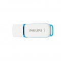 Philips USB-Stick 16GB Drive Snow, USB 2.0, Farbe: Blau