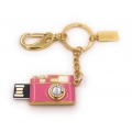 Onwomania Kamera Cam Gold Rosa USB Stick in Alu Geschenkbox 64 GB USB 2.0