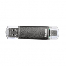 More about hama 114872 USB-Stick Laeta Twin grau 128 GB