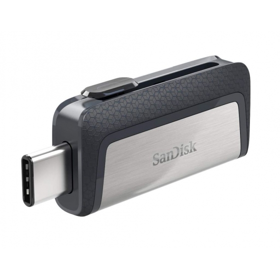 SanDisk Ultra Dual USB Type-C Laufwerk Smartphone Speicher 256 GB (Mobiler Speicher, USB 3.1, versenkbarer Doppelanschluss, 150M