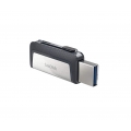 SanDisk Ultra Dual USB Type-C Laufwerk Smartphone Speicher 256 GB (Mobiler Speicher, USB 3.1, versenkbarer Doppelanschluss, 150M