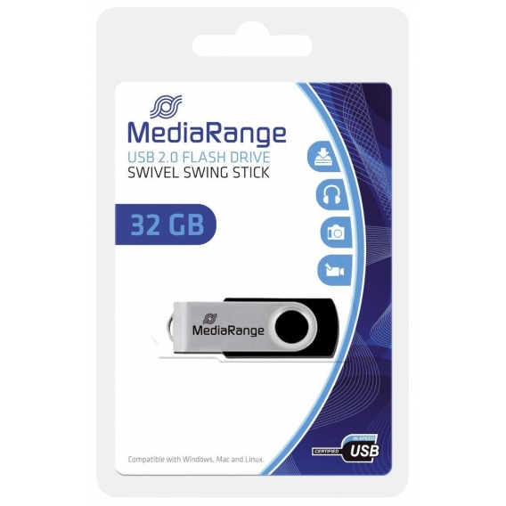 Mediarange USB-Stick MR911, USB 2.0, 32 GB