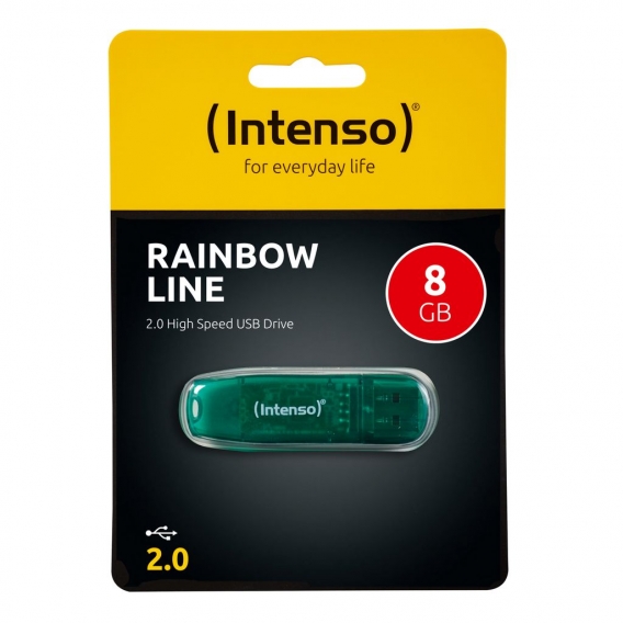 Intenso USB  Rainbow Line - 8 GB - Grün