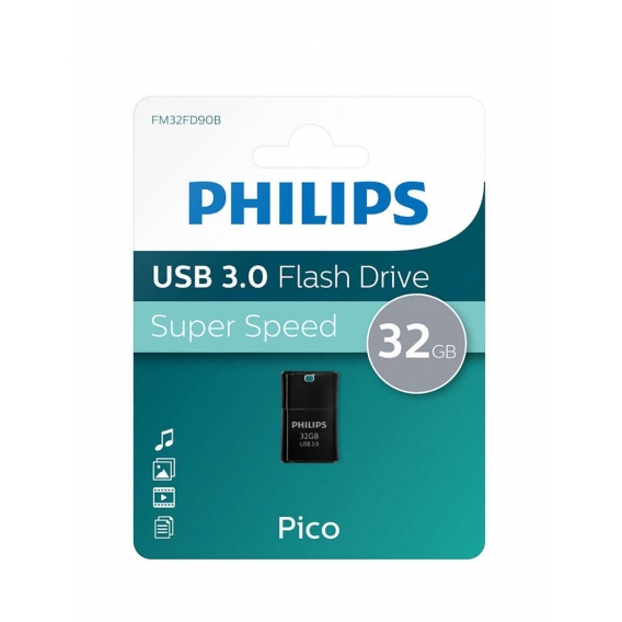 Philips USB-Stick Pico Edition, 32GB, USB 3.0, Mini Anhänger